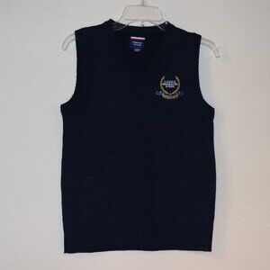 New French Toast Girls Sweater Vest Navy Size 14/16